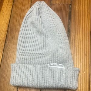 BRAND NEW OUTDOOR VOICES grey beanie